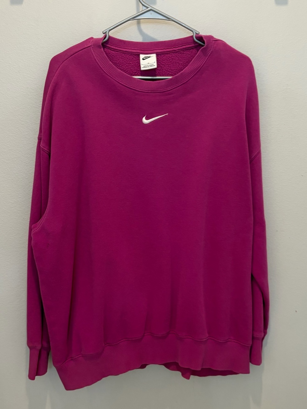 Nike Women's Bright Magenta Crewneck Sweatshirt